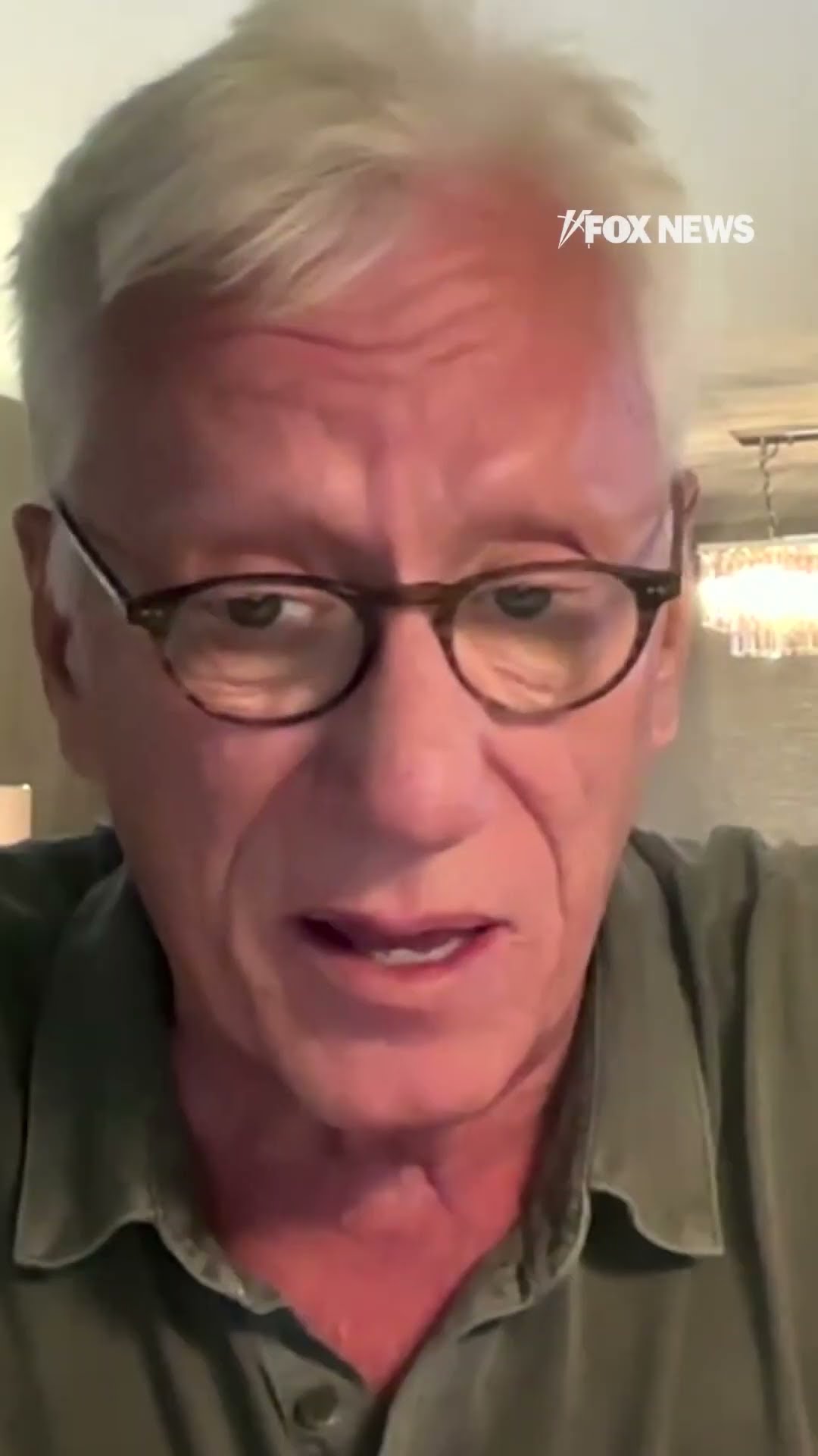 Actor James Woods speaks after fleeing home amid raging L.A. fires