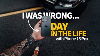 iPhone 15 Pro - Real Day in the Life (ProRes LOG + Real World Test)
