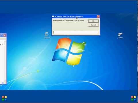 Make Your Computer Speak : Using NotePad