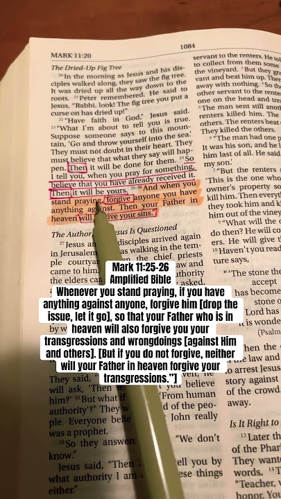 Forgiven And Empowered To Forgive (Mark 11:25–26) 🤯 #bible #scripture #forgiveness #jesus #shorts