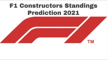 F1 Constructors Standings Prediction 2021