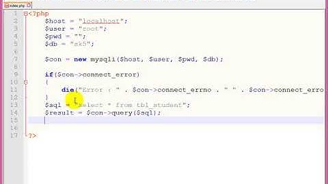 MySQLi programming multiple selecting file