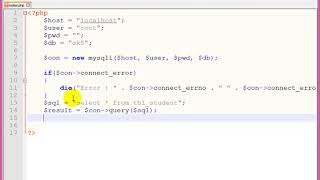 MySQLi programming multiple selecting file