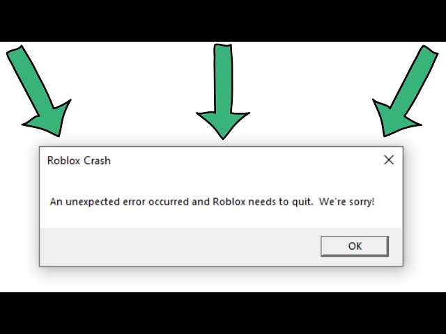 Como Resolver o Erro Roblox Crash: An unexpected error occurred