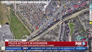 Police Activity In Oceanside