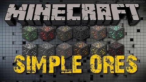 Tutorial como instalar Simple Ores 1.5.1 SP e MP