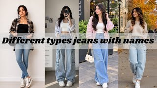 Types of Jeans for Girls 👖 | Different Jeans Styles with Names | Trending Denim Fashion 2026✨