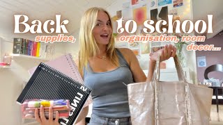 back to school vlog : fournitures, organisation, room makeover... 🍁💌