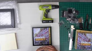 Framing Encaustic Art in Float Frame