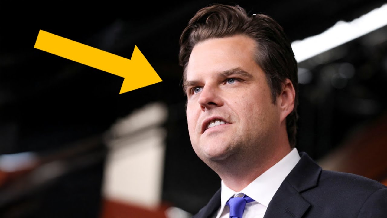 Matt Gaetz PANICS, they're going to release the ethics report!