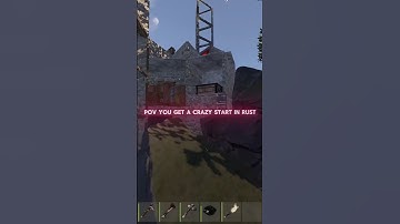 Rust - when you get a crazy start #shorts #rust #rustpvp #gaming #rustgame