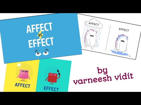 #AFFECT Vs EFFECT #RIGHT WORD AT RIGHT PLACE #CORRECT USAGE OF WORDS IN ENGLISH