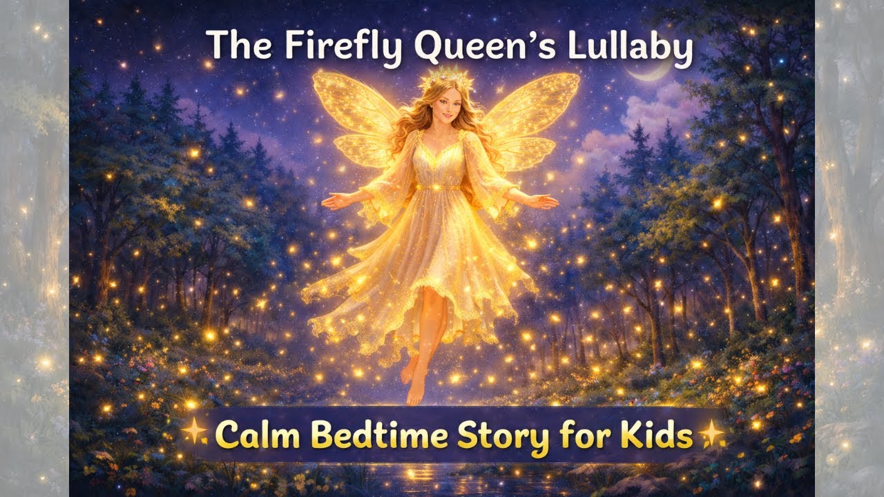 The Firefly Queen’s Lullaby | Calm Bedtime Story for Kids 
