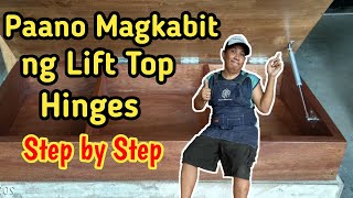 PAANO MAGKABIT NG LIFT UP HYDRAULIC HINGES |HOW TO INSTALL LIFT UP HYDRAULIC HINGES