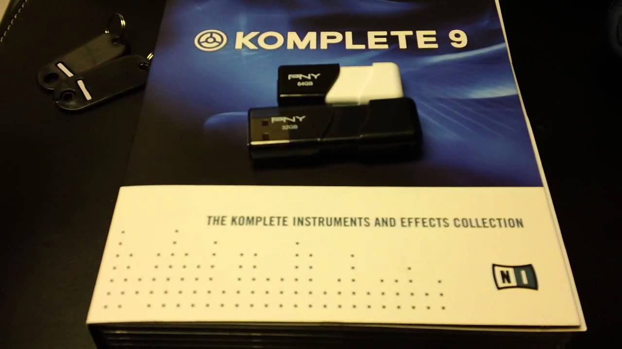 Komplete 9 Install from USB Key Drive