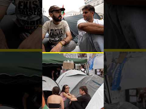 Crónica visual de la acampada en SOL por la VIVIENDA: "Nos quedaremos lo que haga falta" #shorts