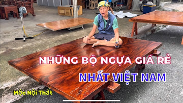 Những Bộ Chiếu ngựa gỗ nguyên khối giá rẻ ở Việt Nam