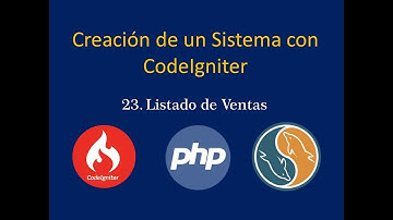 Sistema de ventas desde Cero con CodeIgniter - Listado de Ventas