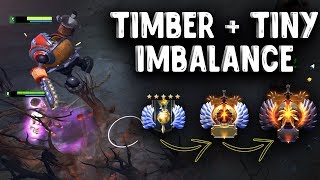 ТИМБЕР + ТИНИ ДОТА 2 - TIMBERSAW + TINY ИМБАСВЯЗКА DOTA 2