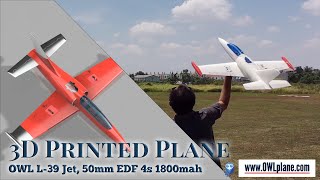 Owl L39 - Semi Scale 50Mm Edf Jet Printed W Lw-Pla Or Epla-Lw, Available Early 2022.