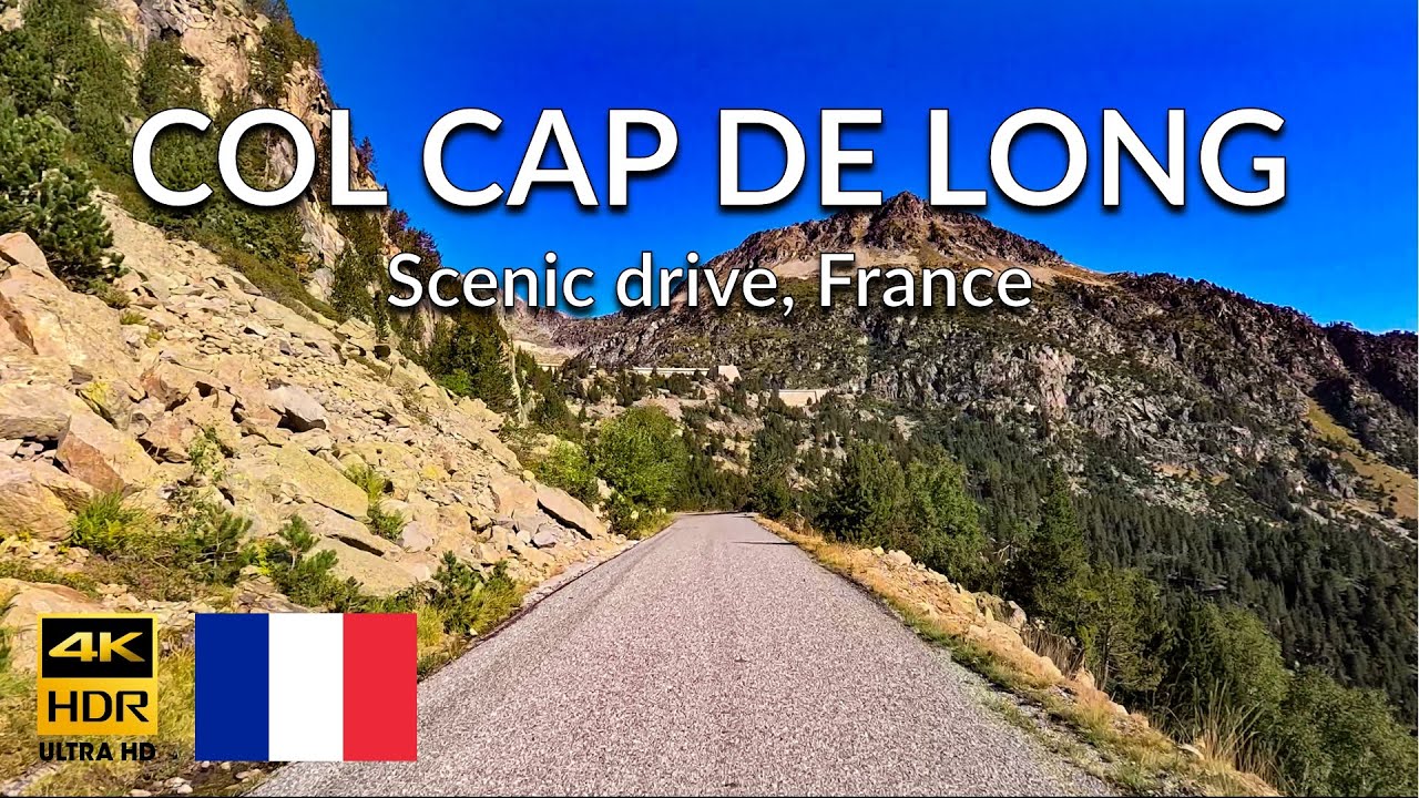 🇫🇷 4K Driving the AMAZING Col Cap de Long in France | SCENIC DRIVE | #scenicdrive #france #pyrenees