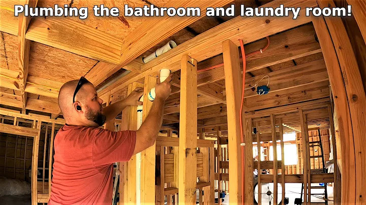 Plumbing the bathroom and laundry! PLUS spray foam/propane update! #445