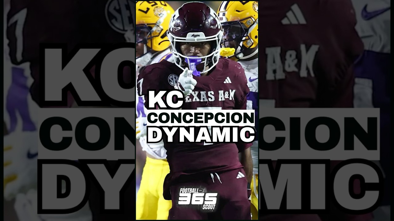 KC Concepcion Is DYNAMIC | 2026 NFL Draft #shorts #foryou