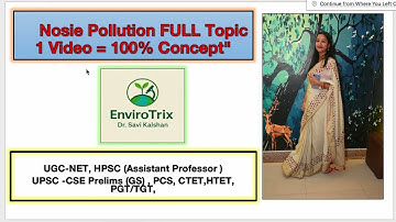 🔥 Noise Pollution in One Shot | MCQs + CPCB/WHO Standards | Crack UGC NET/UPSC/HPSC Fast!"