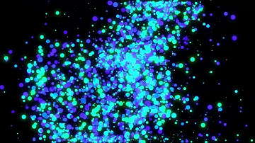 blue glow particle spread loop animation - Download Stock Footage
