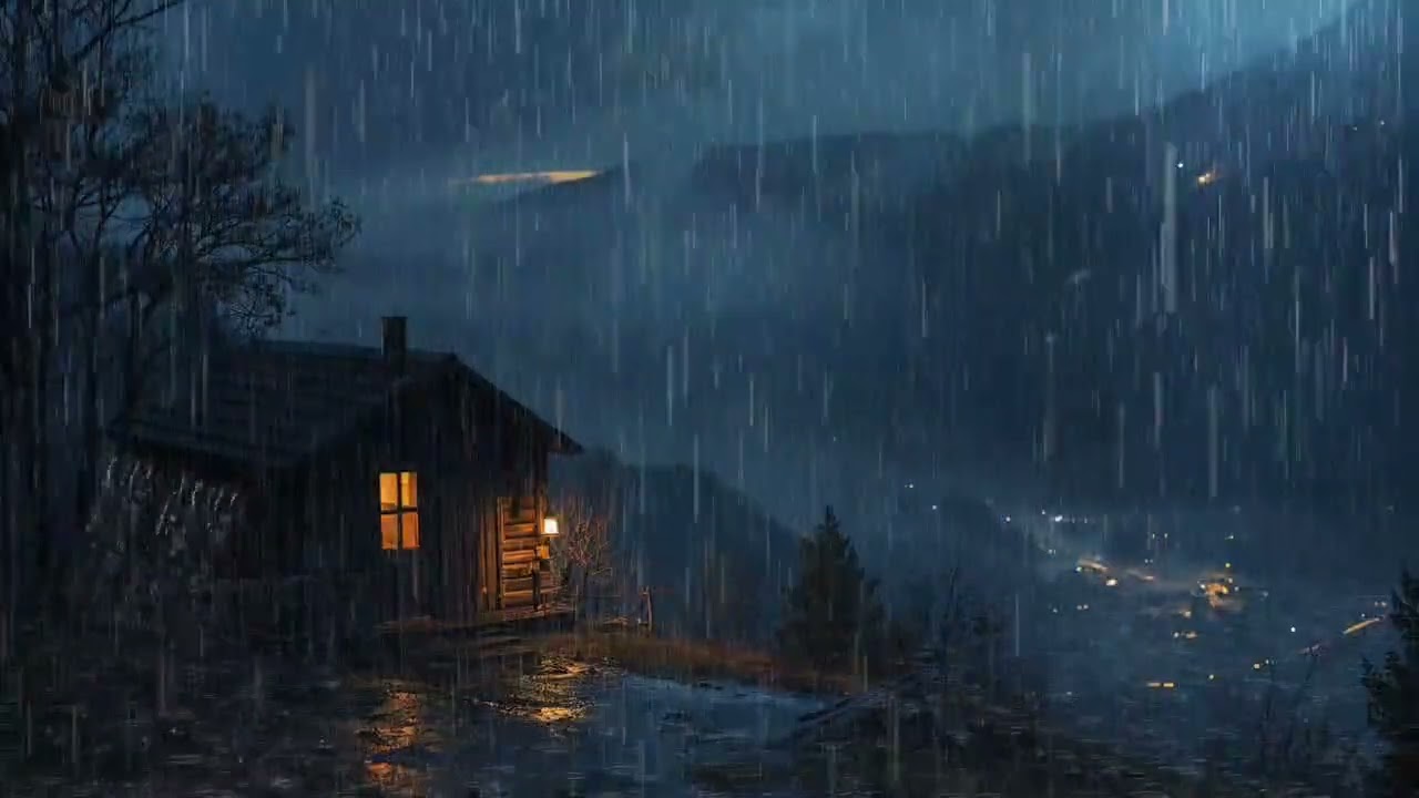 ASMR Stormy Rain Sleep | Heavy Rainstorm Sounds for Deep Relaxation and Peaceful Sleep