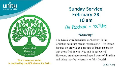 Growing | Feb 28, 2021 | Rev Debra Carter Williams