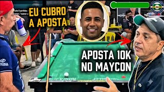 COBRADOR APOSTOU TODO SEU DINHEIRO NO MAYCON, BAIANINHO COBRIU 💰🎱