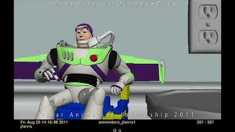 |TOY STORY| Buzz Lightyear Test Animation with Sound Part 14