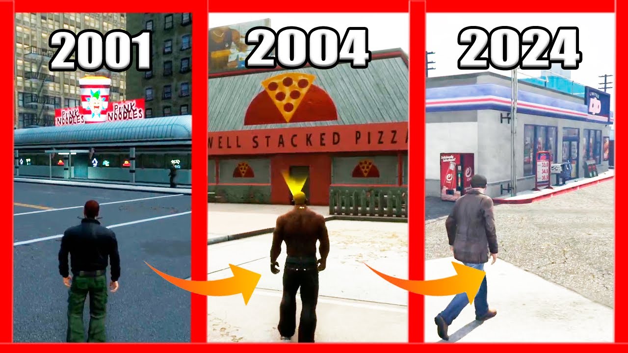 Evolution of Food Logic in GTA Games! (2001 - 2024)