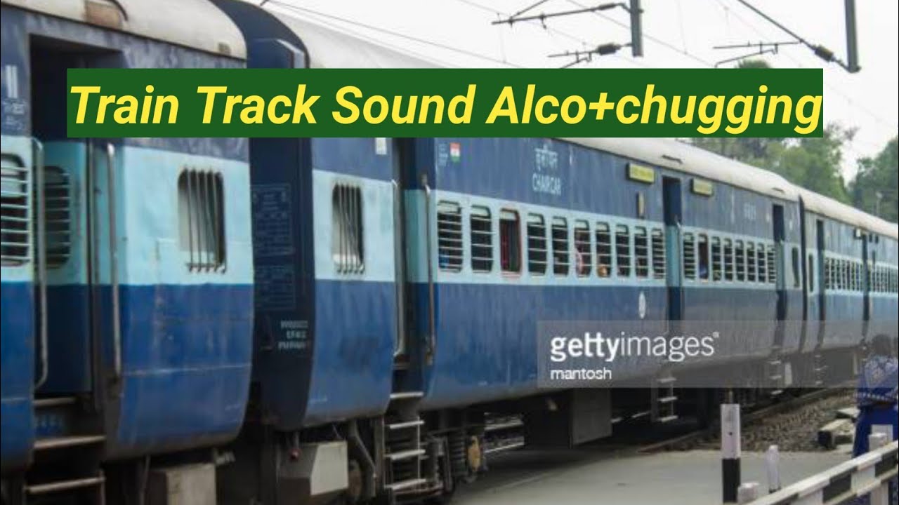 Wdm Alco+Chugging Train Track Sound #Therailjourney - YouTube
