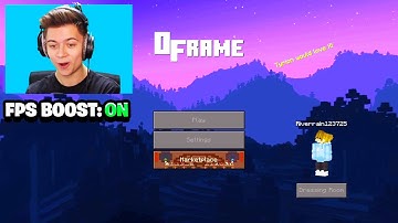 Optiframe Client V1! | Quick Loot, Full Bright (1.18+) (Minecraft Bedrock)