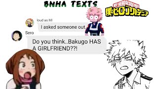 Bnha Texts - BAKUGOU HAS A GIRLFRIEND?! || BKDK