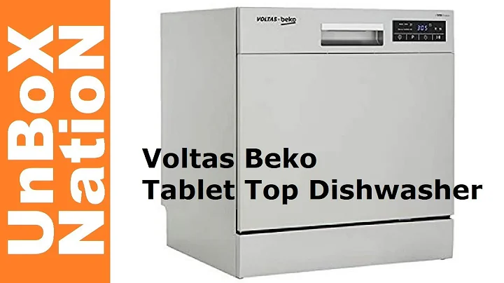 Voltas Beko Portable Countertop Dishwasher, DT8S - Unboxing, Setup, First Use - UnboxNation