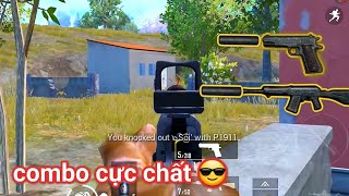 PUBG Mobile  Combo Lục P1911 + S12K Solo Squad | Bo Cuối 1 Mình Chống Chọi 2 Team Cực Hồi Hộp