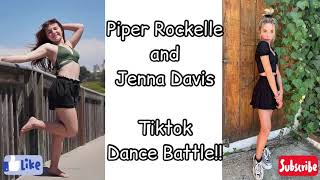 Jenna Davis Vs Piper Rockelle -Tiktok Dance Battle