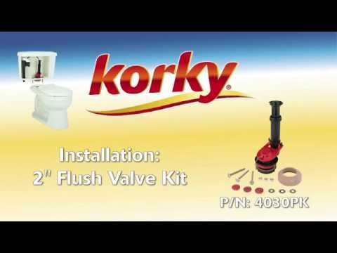 How to install a Korky EasyADJUST Flush Valve Kit