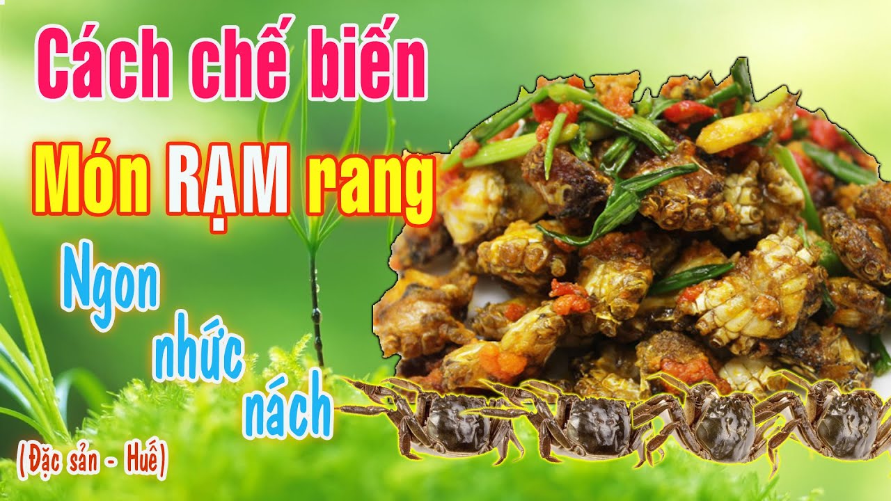 Cách chế biến món rạm - YouTube