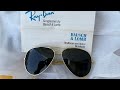 Ray ban Sunglasses Bausch & Lomb USA | RAY BAN LARGE METAL II80'S PILOT SUNGLASSES AVIATOR