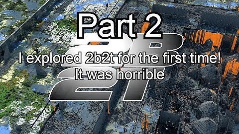 Meeting a player In 2b2t, It was very unexpected...