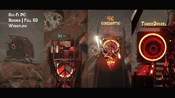 Sci-Fi PC Render | Maya, substance. UE5 | Full 3D Workflow | 4k Cinematic