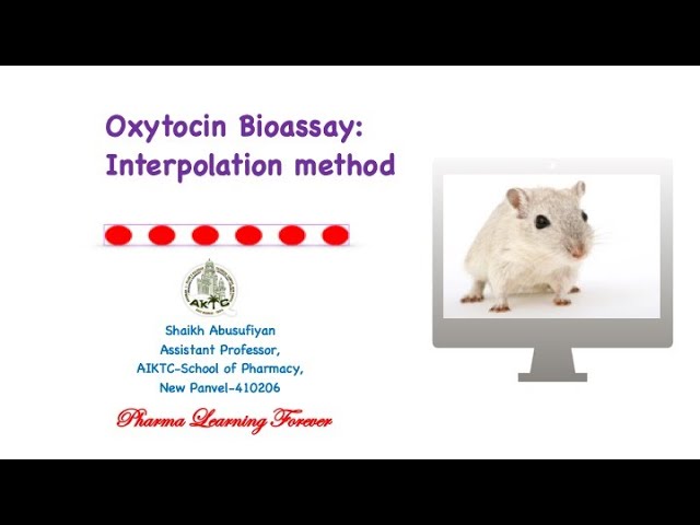 Oxytocine bioassay (Interpolation Method) - YouTube