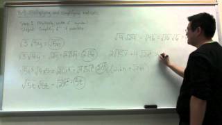 8.4 Multiplying and simplifying radicals