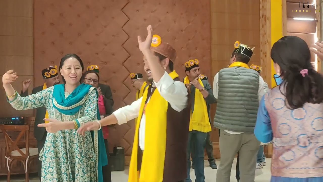 Lahauli Wedding with dance and music || Keylong To Shansha  || AMAN WEDS RIGZIN