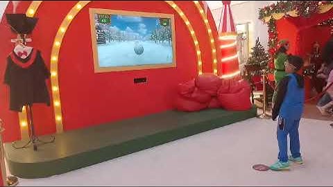 Unity and Microsoft kinect V2 snowball run game