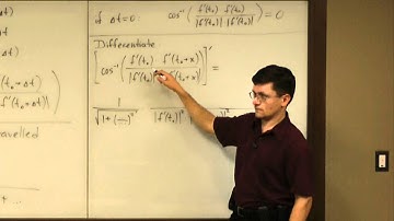 Lecture 2011.07.07 Part 07/10 Differentiating the Numerator